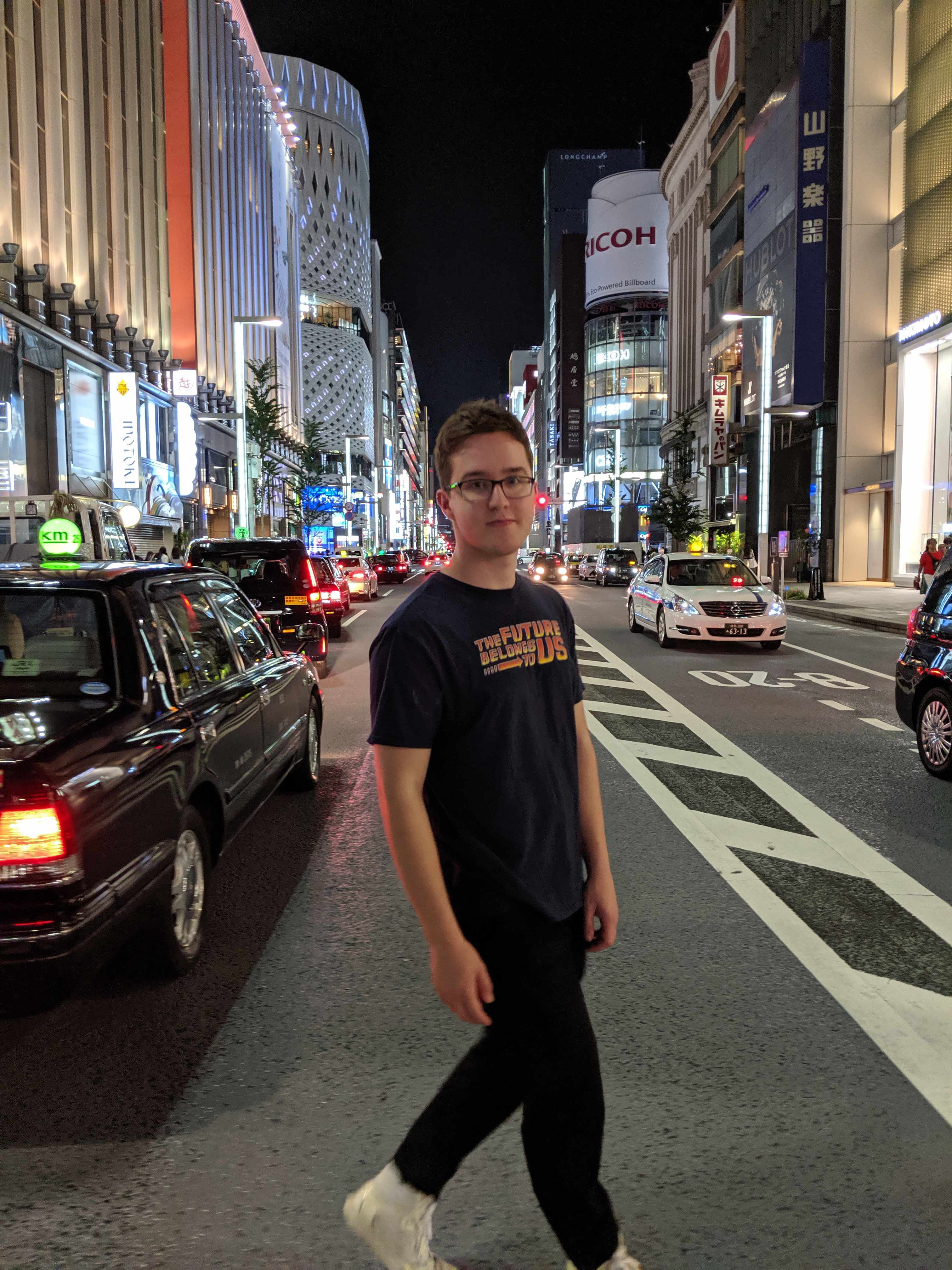 Photograph of Andrew Beissmann taken in Tokyo, Japan in 2019.